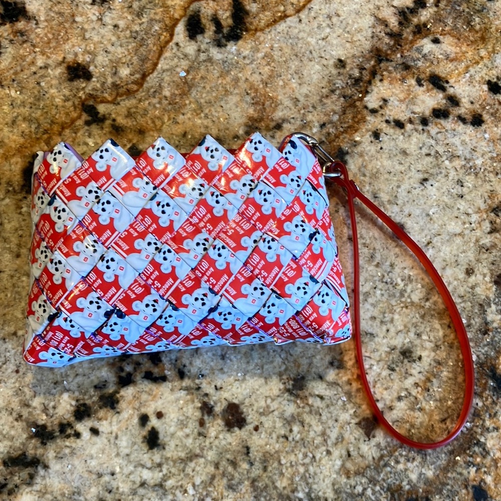 Bimbo Osito  bear Wristlet with Bear Pattern